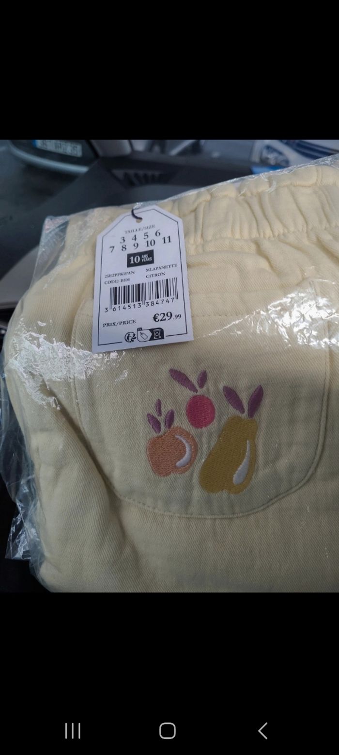 Pantalon neuf 10 ans sergent major fille - photo numéro 3