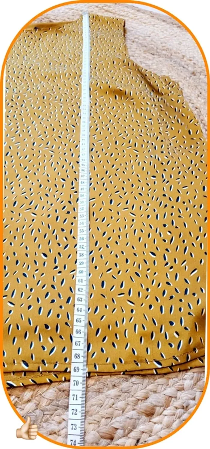 Débardeur imprimé moutarde - KIABI - Taille XL - Très bon état - photo numéro 6
