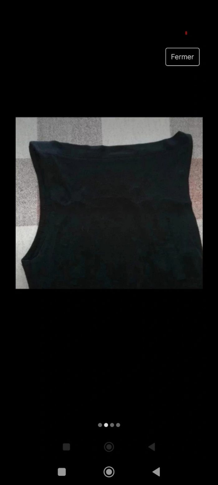 Robe noire sans manche col bateau C&A taille 36 neuve 10€ - photo numéro 2