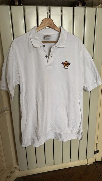 Polo Blanc Hard Rock Café Athens Vintage