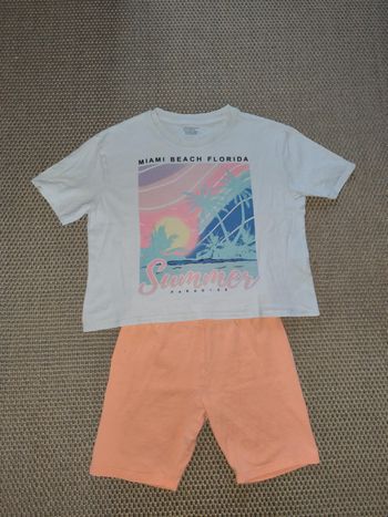 Ensemble été 2 pièces fille Primark , 10/11 ans , très bon état