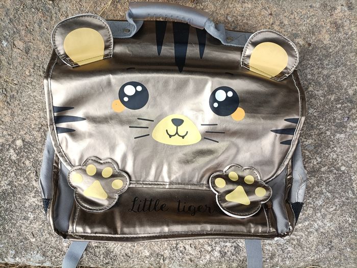 Cartable maternelle CP tigre little tiger Viquel 35 cm mixte bon état