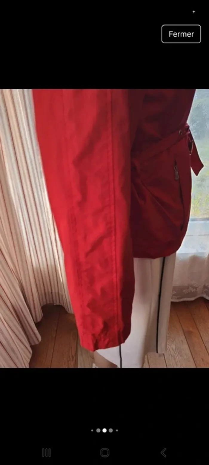 Jolie Veste coupe vent rouge St Oliver fr 42 - photo numéro 8