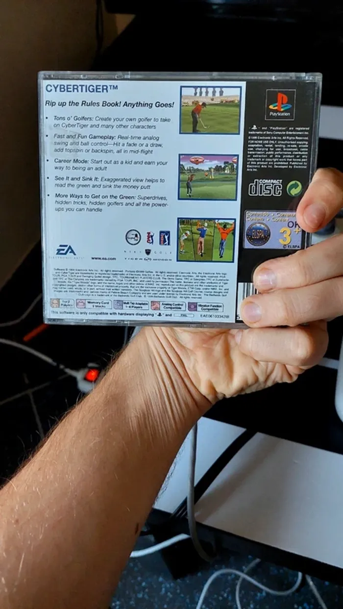 Cybertiger  ps1 complet - photo numéro 2