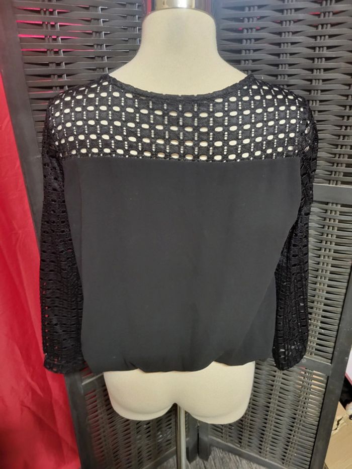 Blouse manches dentelle 40 - photo numéro 4