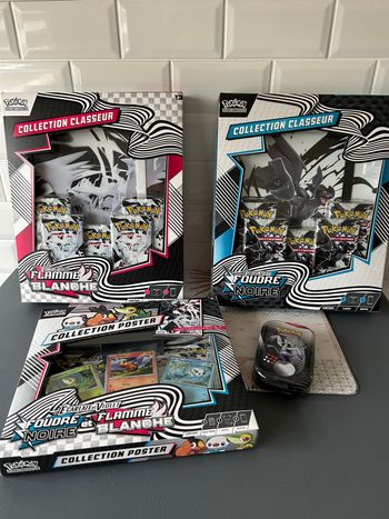 Lot Pokemon EV 10,5 Foudre Noire et Flamme Blanche