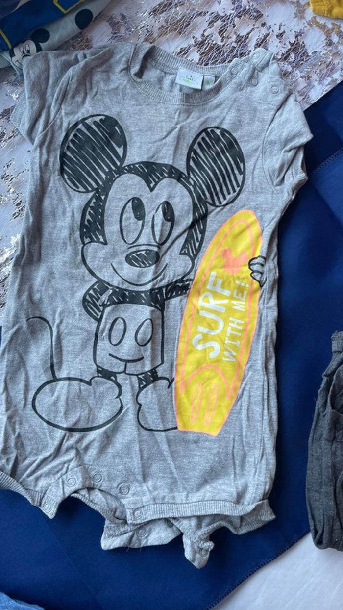 Combishort 9mois Mickey
