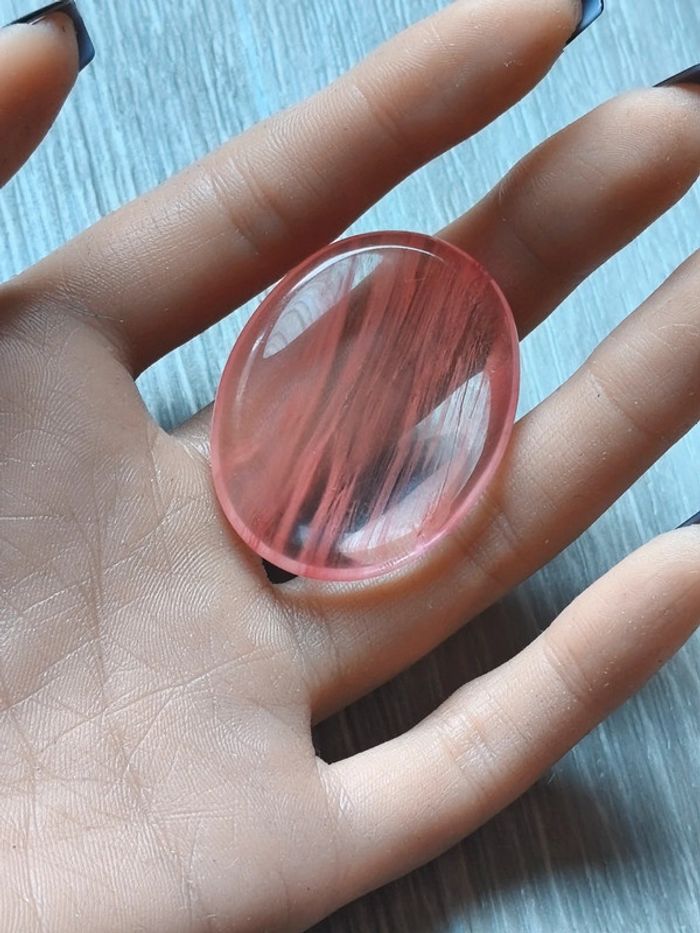 Pierre de soucis ou pierre de pouce en pierre véritable - photo numéro 2