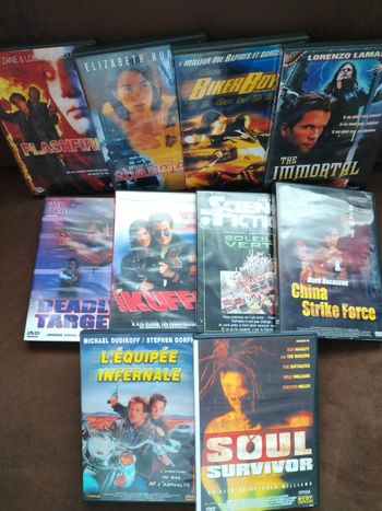 Lot de 10dvd