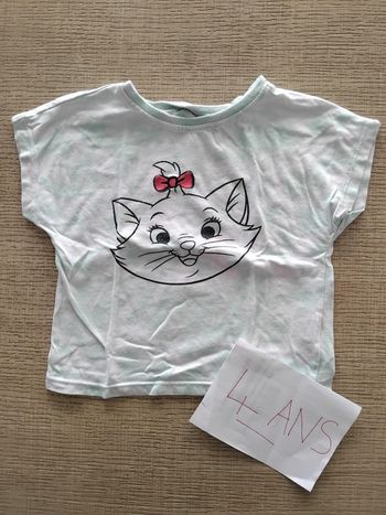Tee shirt Marie 4 ans
