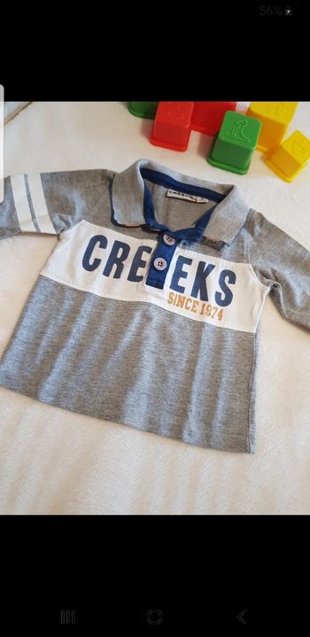 Polo bébé taille 6 mois