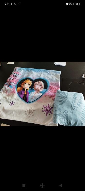 Parure de lit la reine des neiges