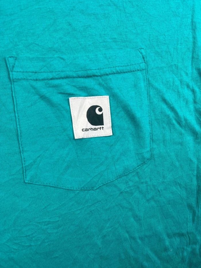 Tee-shirt Carhartt Vert Taille M - photo numéro 2