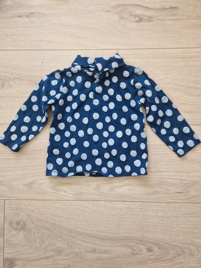 T-shirt bébé col roulé Tex 9 mois - photo numéro 3