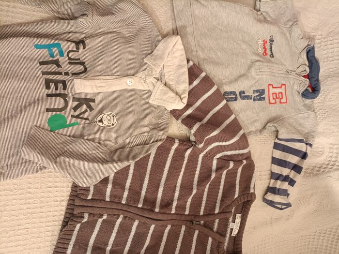Lot 3 tee-shirt taille 12 mois - photo numéro 2