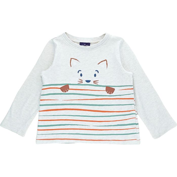 T-Shirt à manches longues 3 ans en coton Sergent Major