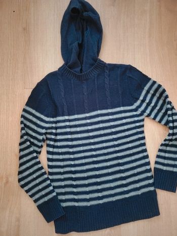 Pull à capuche garçon 12-14 ans