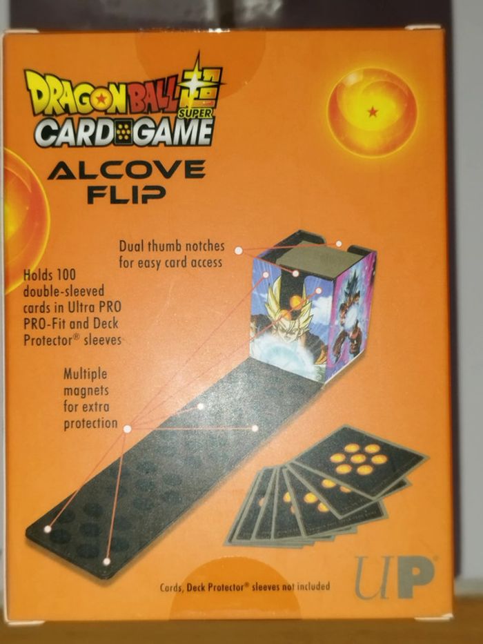 Dragon Ball Super Alcove Flip Vegetto box Ultra Pro holder card boite carte - photo numéro 2