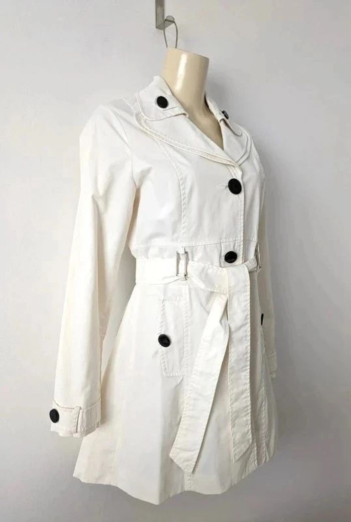 Manteau imperméable blanc - Attentif - taille 38 - photo numéro 3