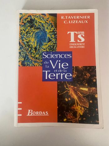 Livre SVT terminale