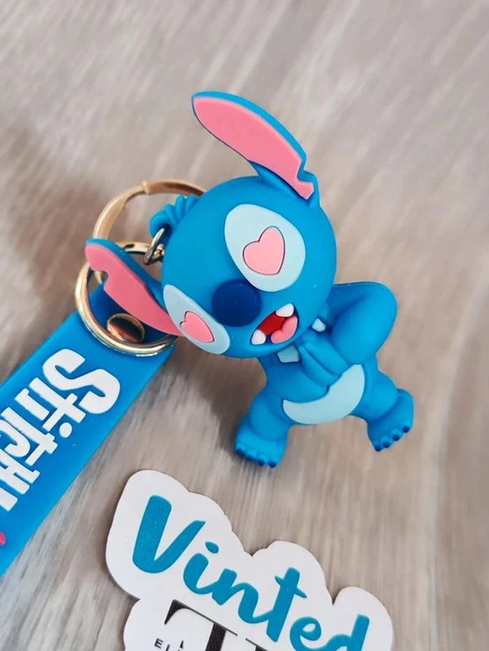 Porte clés Lilo & Stitch bleu - photo numéro 2