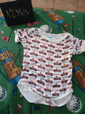 Body garçon 12 MOIS