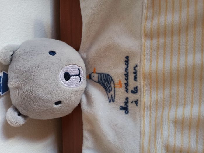 doudou ourson plat mots d'enfants - photo numéro 2