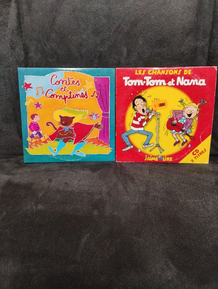 Lot de 2 cd 2 titre pour enfants