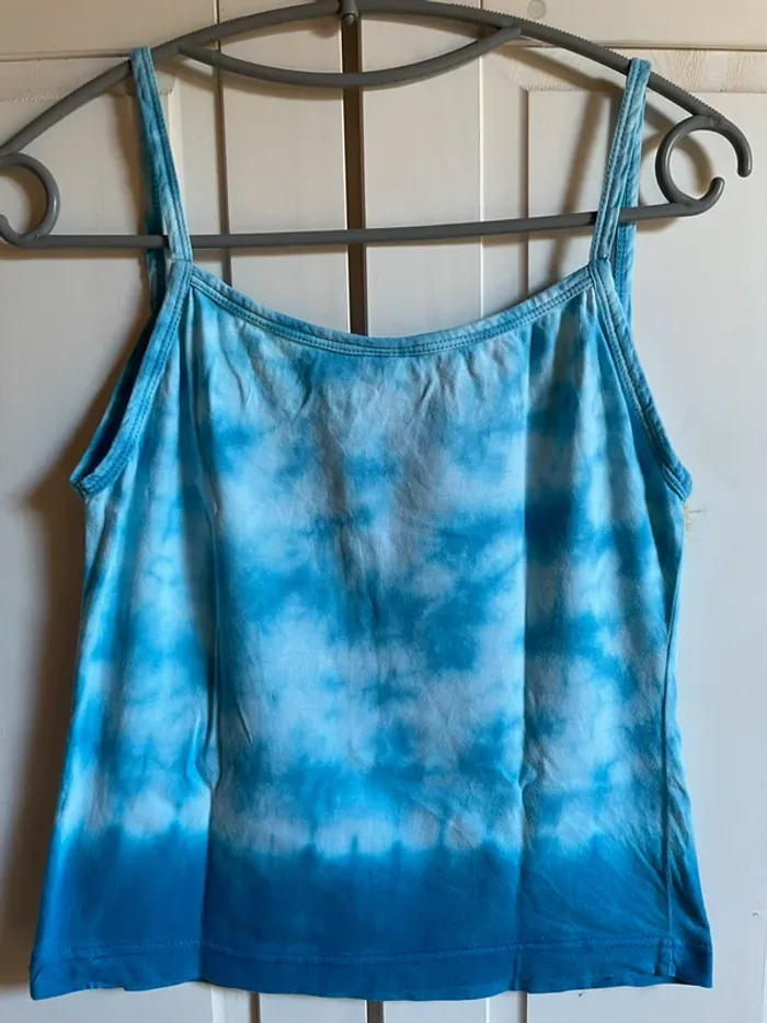 Débardeur « tie & dye » bleu - photo numéro 4