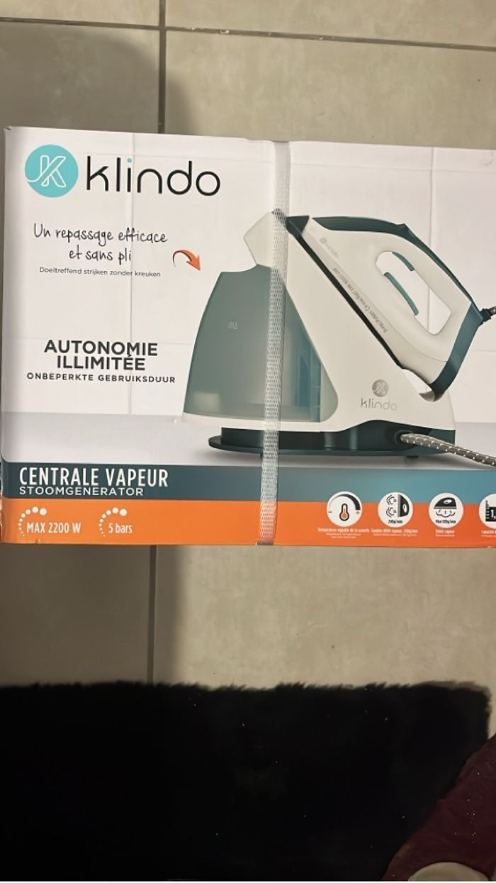 Central vapeur klindo 2200w neuf