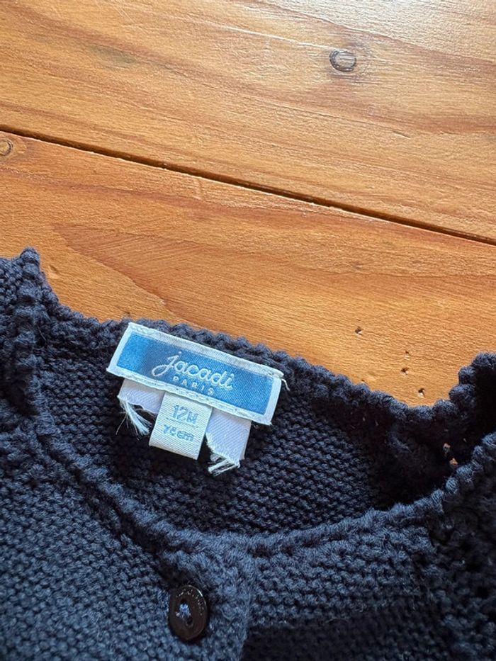 Gilet bleu marine JACADI - photo numéro 3
