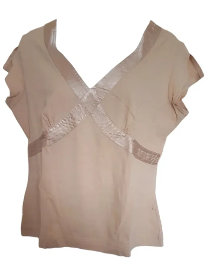 T shirt beige rosé