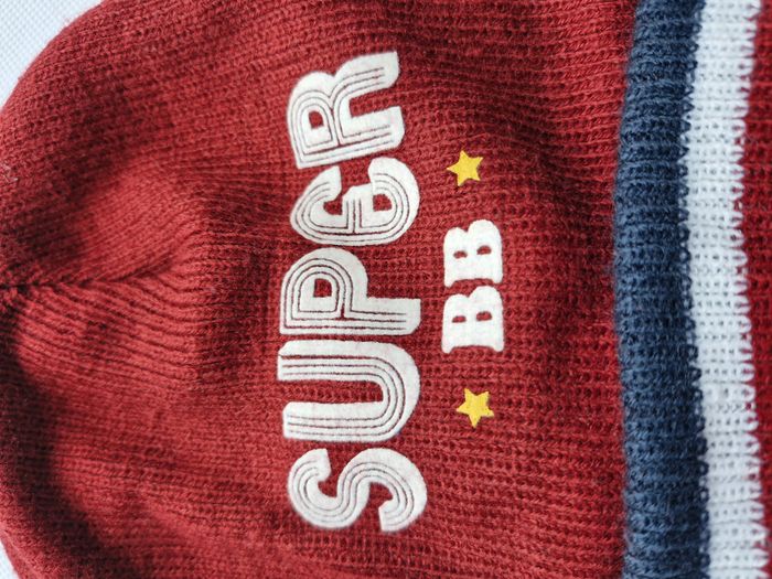 Bonnet super bb 48 Mots d’enfants Rouge - photo numéro 2