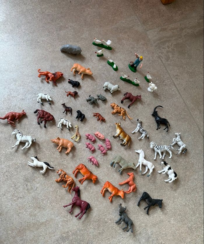 Lot petits animaux plastique - photo numéro 2