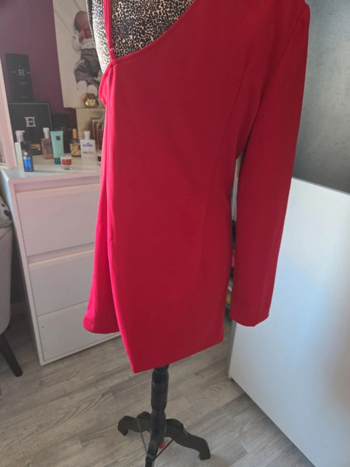 Blazer Rouge Original  de chez Shein en taille L - photo numéro 7