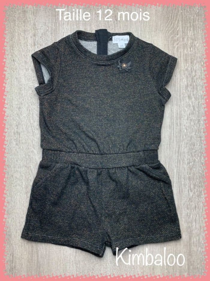 Combi short de fête - taille 12 mois