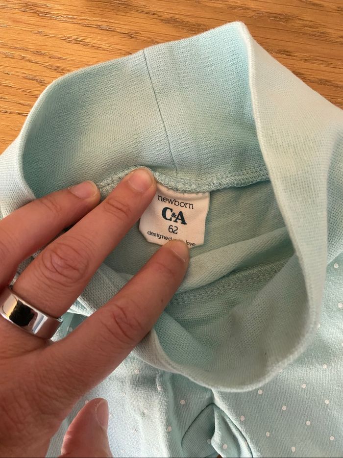 C&A Pantalon Legging turquoise Taille 3 mois - photo numéro 5