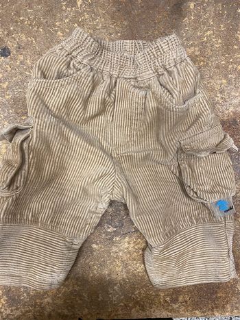 Pantalon type velours