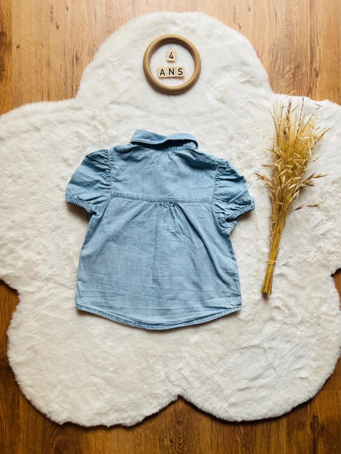 Chemise jeans manches courtes - photo numéro 2