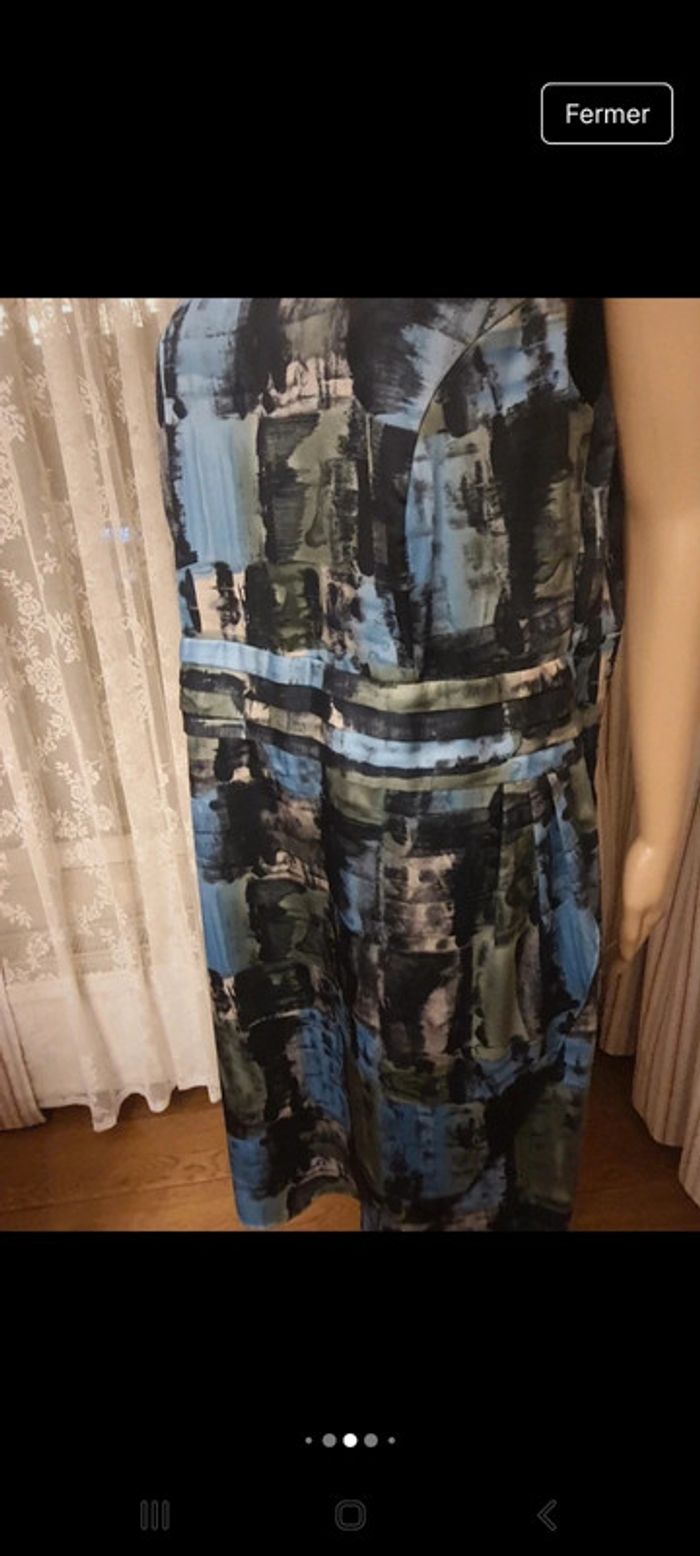 Robe bleu/vert Sixth Sense C&A fr 48 - photo numéro 9