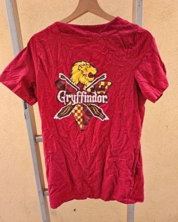 T-shirt manche courte rouge griffondor Undiz