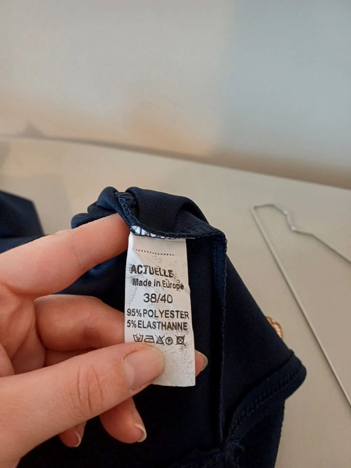 Robe chic bleue Marine Actuelle taille M 38 - photo numéro 11