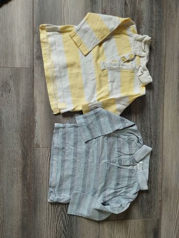 Lot de 2 polo manches longues