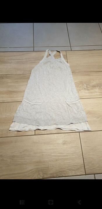 Robe grise ikks 8 ans