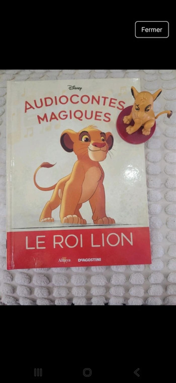 1er audioconte altaya deagostini livre&figurine disney audio compte comte magique magic