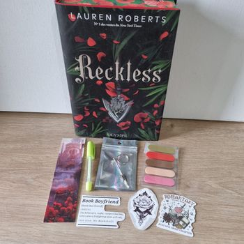 Reckless box livre + Goodies 