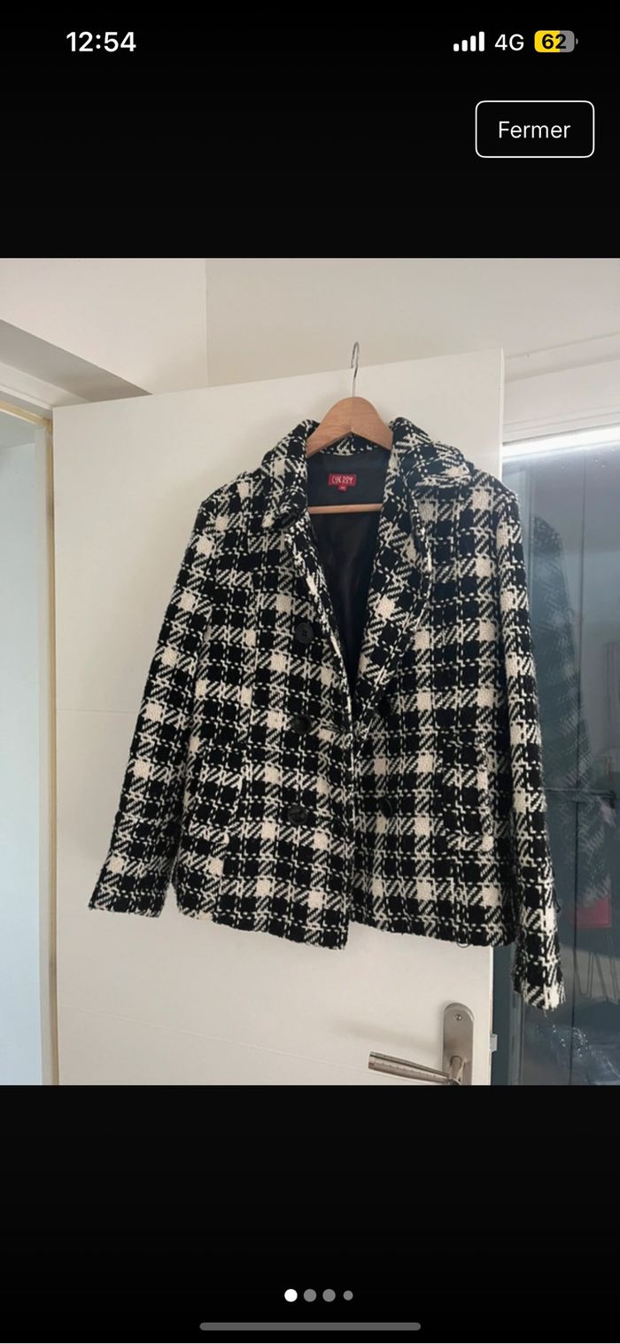 Veste pied de poule