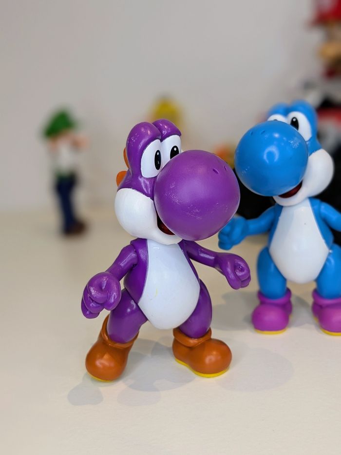 Yoshi violet & bleu – Figurines articulées - photo numéro 3