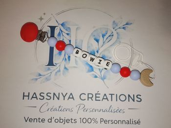 Attache tétine personnalisée 