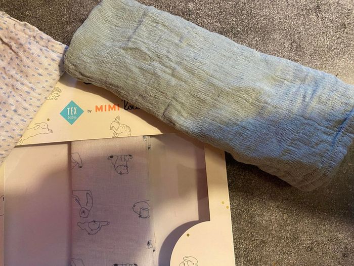 coffret de 3 langes bébé - photo numéro 3